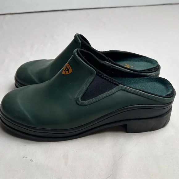 Ariat Womens Dark Green Slip-On Boots - Picture 2 of 8